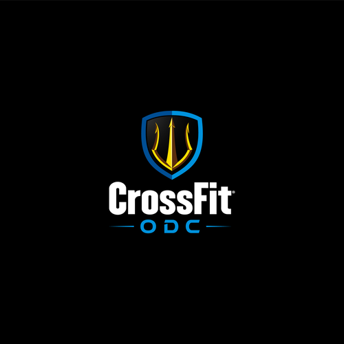 Logo pour une salle de CrossFit (France), thématique : trident, mer, odyssée, poseidon … Design by RahmaniaSafitri
