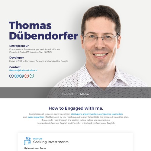 Web page design contest entry by Rashicreative
