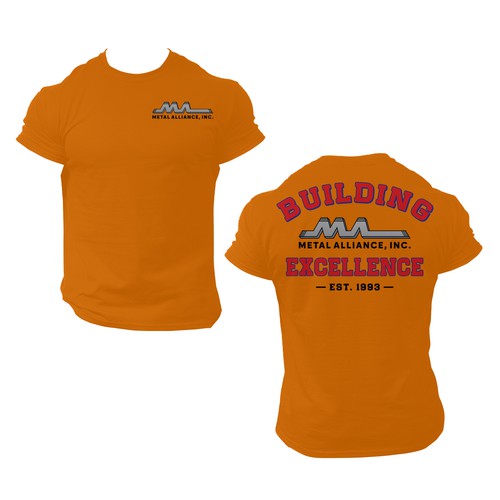 T-shirt design for high quality construction company Design by -Diamond Head-