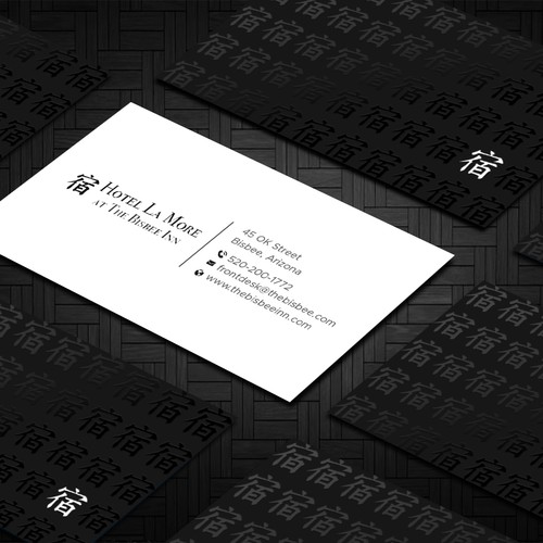 Design Business Card for Boutique Hotel di Taaiebah