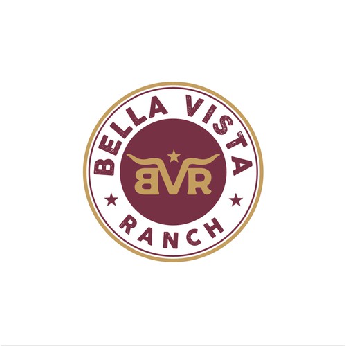 Western Logo design for Horse Ranch. Will be printed on hats shirts and used as a sponsor events Design by 'OUM'