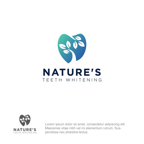 Nature's Teeth Whitening - Needs a Natural Company Logo Design by hasnagraphics