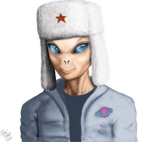 Alien main character design for a movie Design by RAHLISTIC