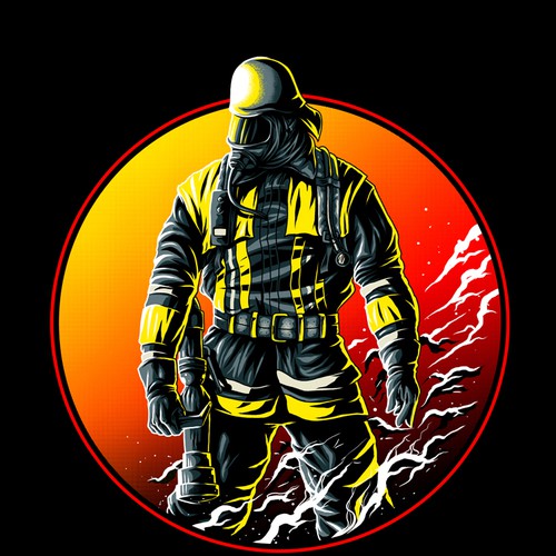 Design di FIREFIGHTER T-Shirt ++++Design a new breathtaking FIREFIGHTER Shirt++++ di Executor