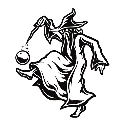 Soccer Wizard Cartoon Diseño de mbutzgambutz