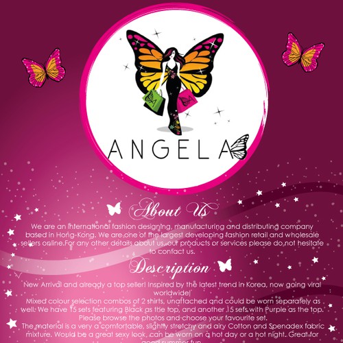 Help Angela Fashion  with a new banner ad Design by Design Luxe