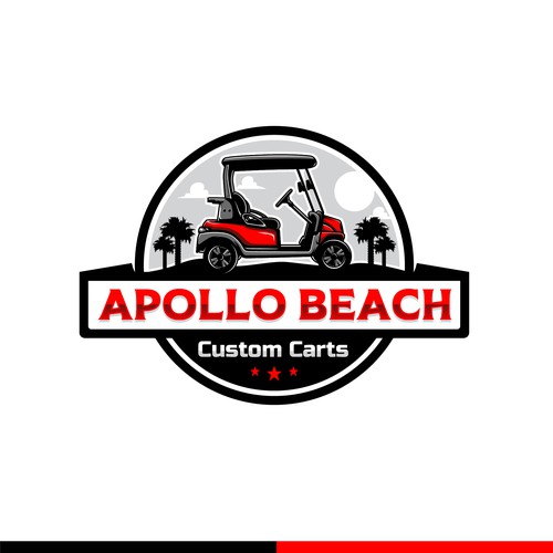 Fun, powerful logo for Custom Golf cart company Design von Gr8 Art