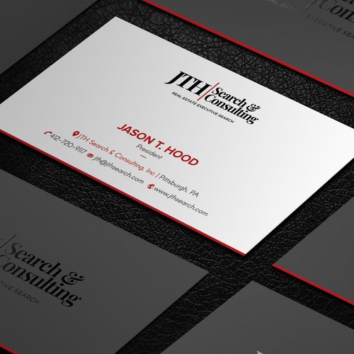 Business Card Design for Executive Search Firm Design by ™SF_Design™