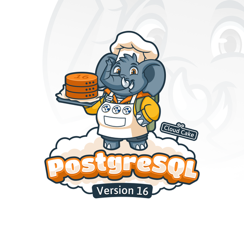 PostgreSQL v16 Release Artwork Design von ridjam