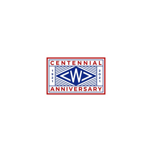 Centennial Anniversary Logo Design by Glomings✅