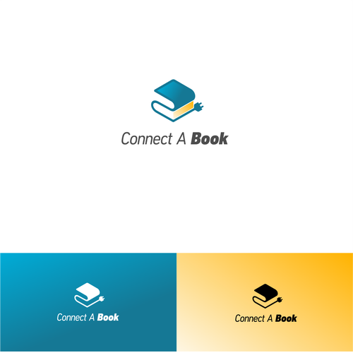 Create a great book-themed logo for Connect A Book Design by Shonetu