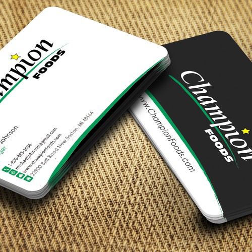 Design A New Business Card, Win The Prize!! Design by milos9399