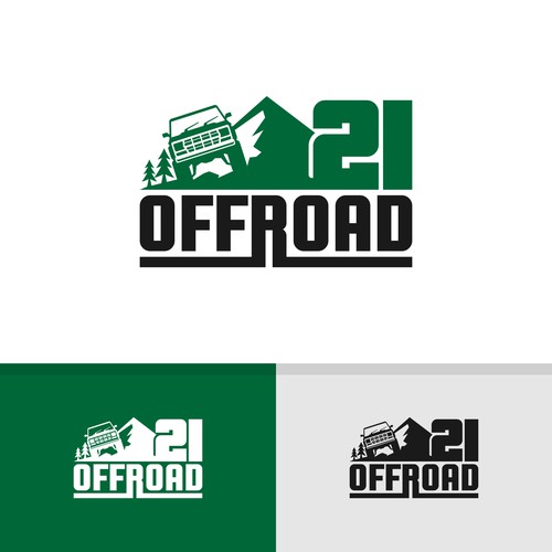 Offroad parts store needs bold logo. Design by OpheRocklab