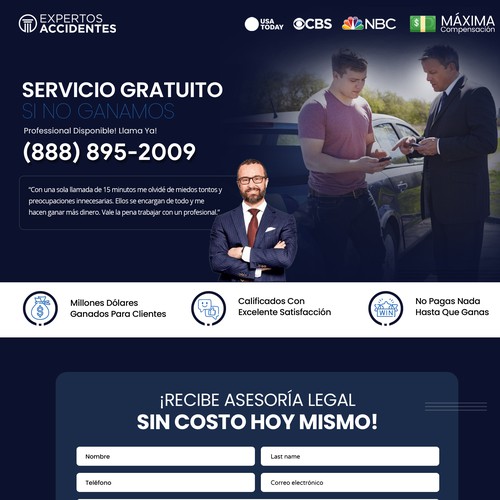 Landing page design contest entry by Rith99★ ★ ★ ★ ★