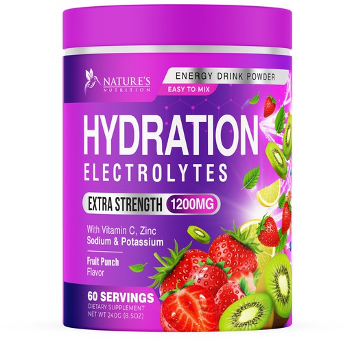 Hydration Electrolytes Design Needed for Nature's Nutrition Design by UnderTheSea™