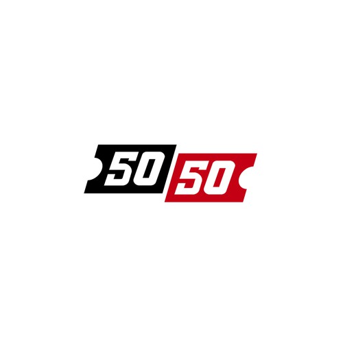 Desing a raffle competition logo for 50/50 Design by zilverzki