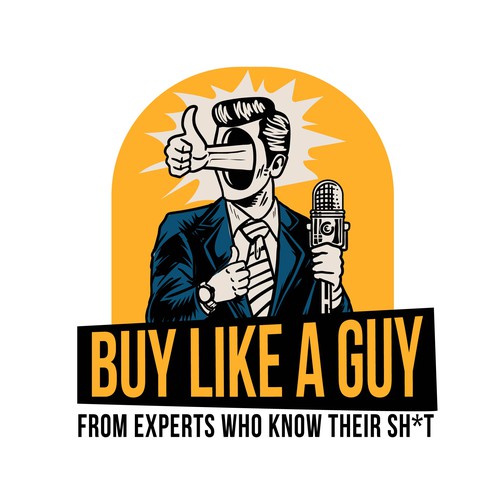 コンペ「Need a logo for my "Buy Like a Guy" brand and podcast」のデザイン by Deduderさん 