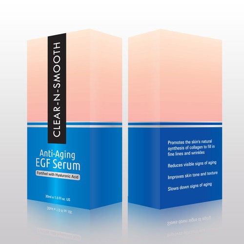 Face Serum Box Design Design by Abacusgrp