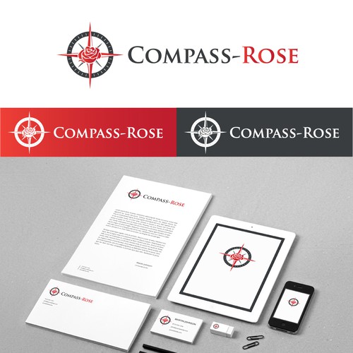 Create Business Logo for Compass-Rose; premier business consulting for Infomercial Market Design by id.est