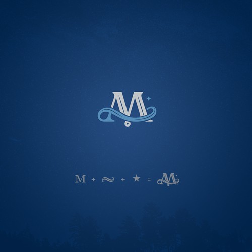 Very simple design. Just the letter M Réalisé par bayuprakoso