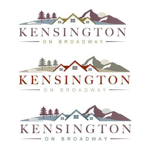 Logo for "Kensington on Broadway" - a Real Estate Development Project Design by 7scout7