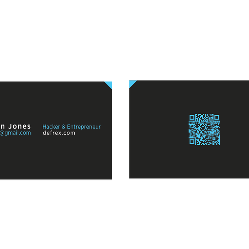 Create an elegant business card for an entrepreneurial hacker Design by xkarlohorvatx