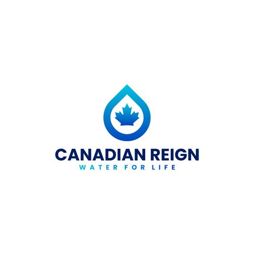 Logo design for a Canadian Canned Water Design by Direwolf Design