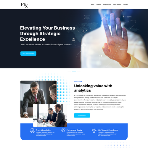 High-End Consulting Website Design Design by Gaurav241177