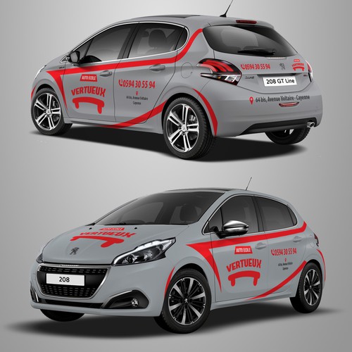 Simple Classy car design for a company that teach people how to drive Design by Priyo