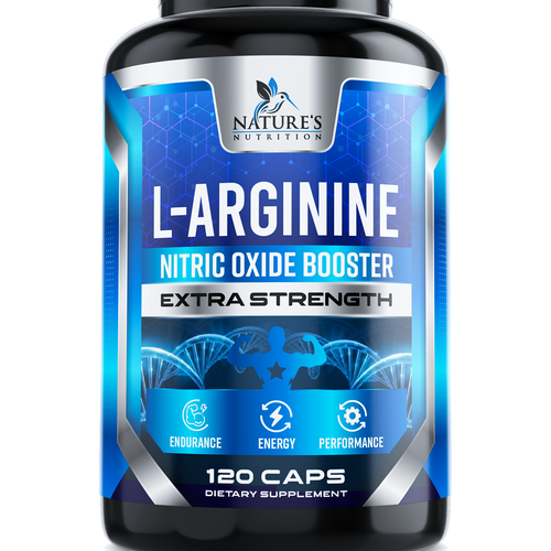 Powerful L-Arginine Capsules Design Needed for Nature's Nutrition Design von ZAKIGRAPH ®