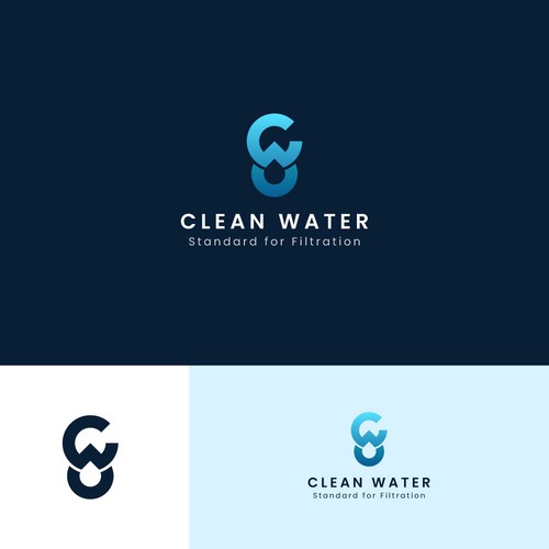 Simple Clean Logo for Water Filtration Company Design by PicoartBd9