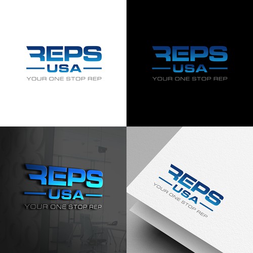 Rep's USA Logo Design by Ekyrt