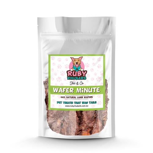 Ruby Rhubarb new product Labels Design by interaksi