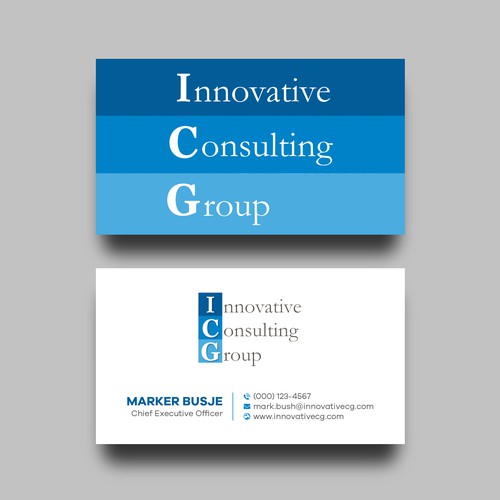 Design di ICG Business Cards di Shila Rani Das