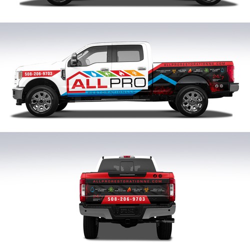 New vehicle Wrap for a Restoration truck Design por Duha™