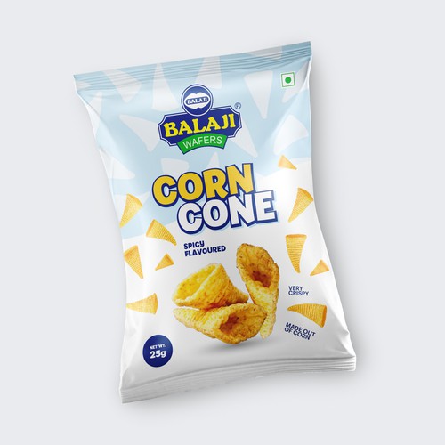 Amazing Pack design for our newly corn snacks Design by TUNSAY