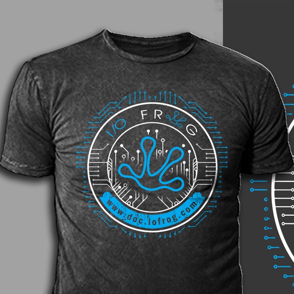 Design realizzato da PostEdge intitolato "IoT platform t-shirt"