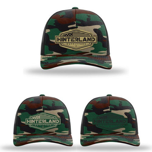 Design a branded baseball cap for an outdoor retailer. Design by Boss°