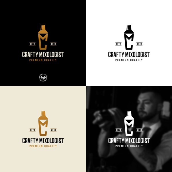 Logo created by me for a company that sells mixology equipment as well as whiskey and tequila kits.