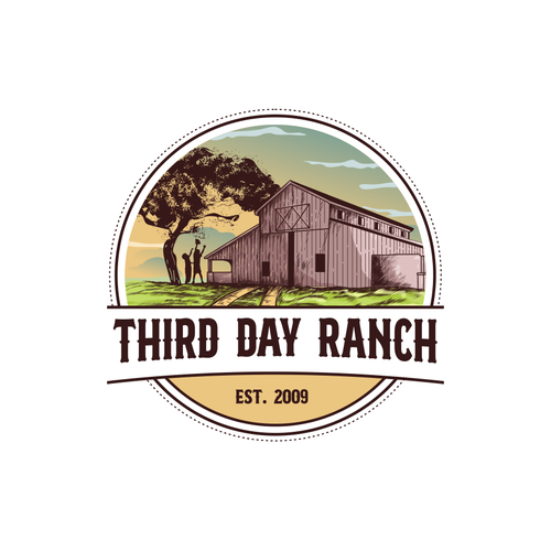 Capture essence of Texas ranch experience in new Third Day Ranch logo-ontwerp door samsoel