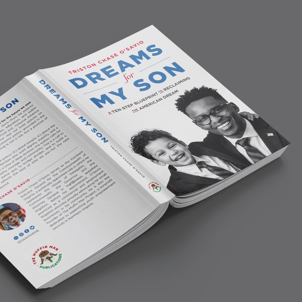 "Dreams For My Son" Book cover design