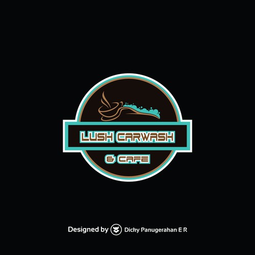 Create a fun cool carwash brand with earthy colours. Design by dickypanugerahaner