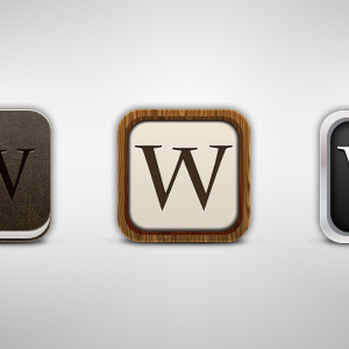 iPhone/iPad Wikipedia App Icon (free copy to all entrants) Diseño de ulrikstoch