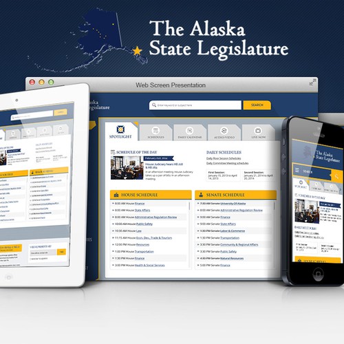 Redesign the Alaska Legislature's Website! Ontwerp door Smashing Boys