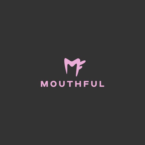 Strong, spunky yet clean logo for mouthful-ontwerp door Startline Strategies