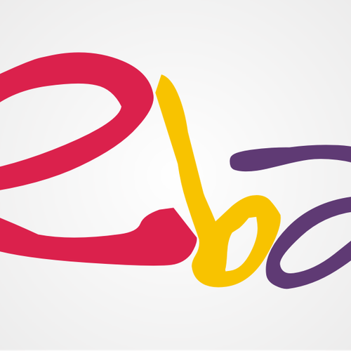 99designs community challenge: re-design eBay's lame new logo! Diseño de @RedFrog858*
