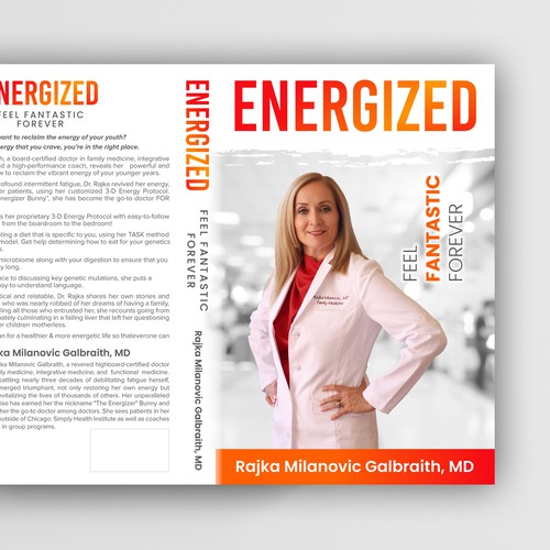 Design a New York Times Bestseller E-book and book cover for my book: Energized Design by icon89GraPhicDeSign