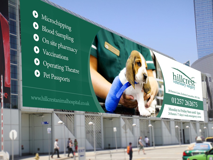 Create An Eye Catching Banner For A Veterinary Hospital Contest