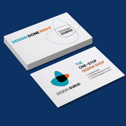 Business Card for DesignGurus.com Diseño de fastdesign86