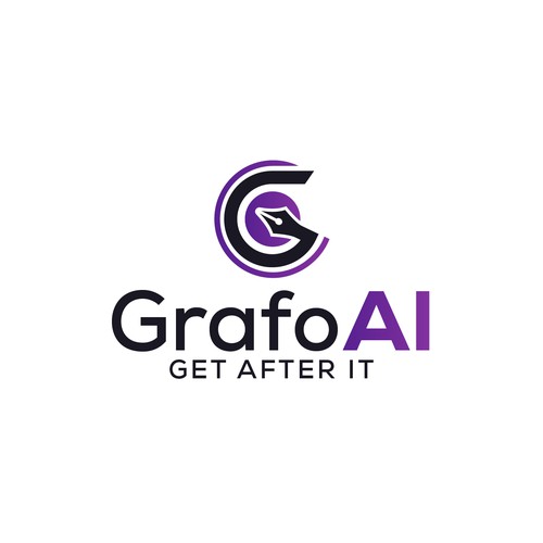 GrafoAI | Artificial Intelligence Writer Logo Design by SandyPrm